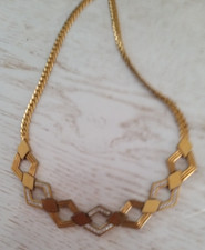 BEAU COLLIER RAS DE COU DORE ET ARGENT VINTAGE