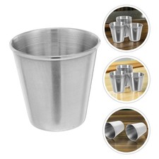  12 Pcs Gobelet Inox Verres En Métal Incassables Tasses Acier Inoxydable