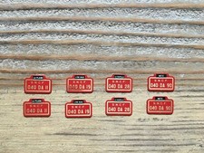 AMJL PAIRE PLAQUES POUR 040 DA ÉCHELLE 0