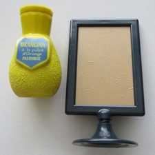 Porte-pailles, pub Orangina + porte-photos