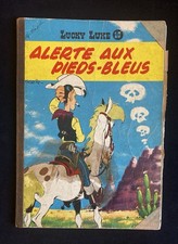 Morris - ALERTE AUX PIEDS-BLEUS - LUCKY LUKE 10 DOS JAUNE (1958)