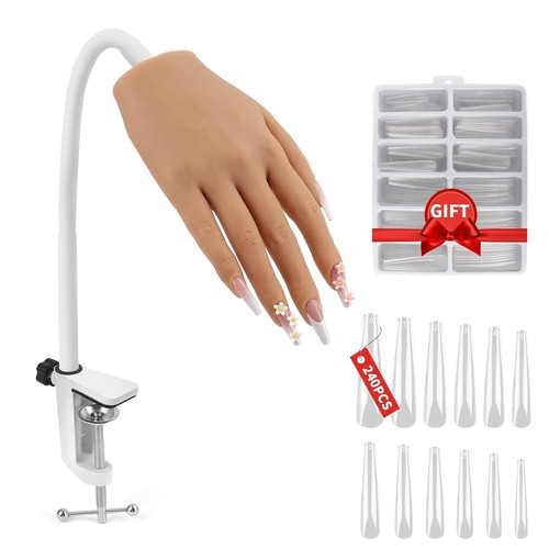 Nail silicone practice hand - nail,
