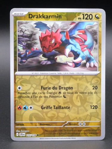 Carte pokémon drakkarmin - carte,
