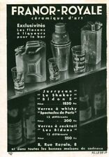 Publicité ancienne Franor-Royale 1948 issue de magazine A G Leboeuf