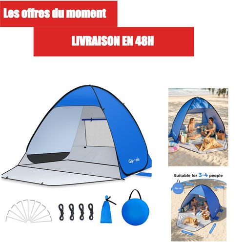 Glymnis tente plage pop up - plage,