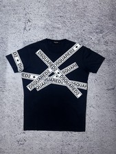 Dsquared2 “Tape Logo” T-Shirt  Iconic Designer Piece | Streetwear