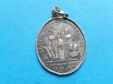 MEDAILLE Argent ST FRANCOIS XAVIER PROPAGATION DE LA FOI  VOILIER MISSIONNAIRE