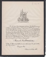 1880 Faire-part décès Marie