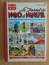 Le Journal de Nano et Nanette album n° 31 du n° 414 à 423 1965