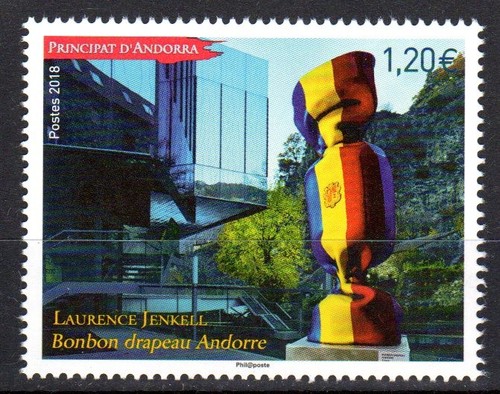 Timbre andorre français - timbre,