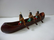 RARE PIROGUE INDIENNE MARQUE MINIAJOUET FRANCE   COMME STARLUX