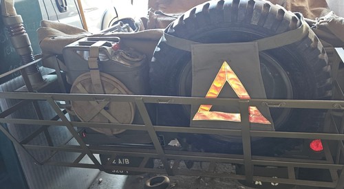 Dossard militaire triangle - dossard,