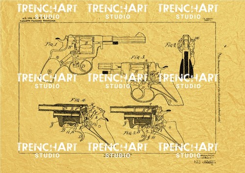 Patent print nagant m1895 - patent,