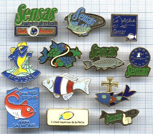 Lot pins poissons pêche - lot,