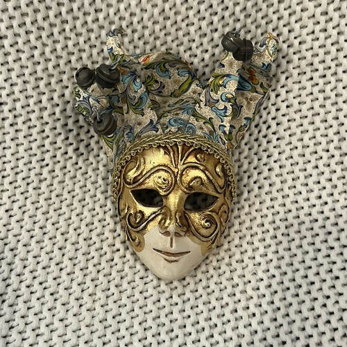 Ceramic miniature jester - ceramic,