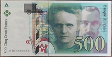 Billet de 500 francs Pierre et