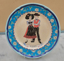Ancienne assiette en émaux de