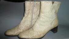 Bottes en cuir peau de