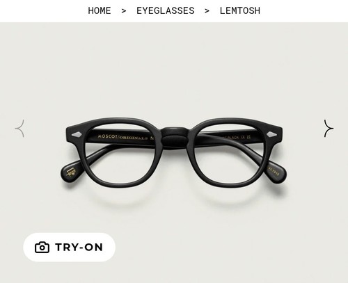 Moscot lemtosh matte black - lemtosh,