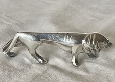 PORTE COUTEAU EN METAL ARGENTE