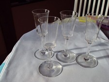 4 Verres anciens cristal BACCARAT mod BRANTOME