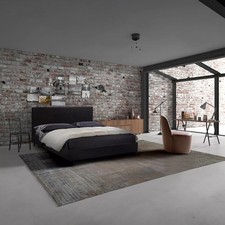 Lit double  160x190 en tissu