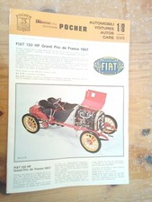 POCHER CATALOGUE 1/8 ALFA MERCEDES FIAT 8 PAGES