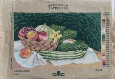 @@***SUPERBE CANEVAS NEUF DE DMC 60X45 AVEC REF- NATURE MORTE***@@