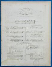 OPÉRA CHANT PIANO PARTITION LE PLANTEUR HIPPOLYTE MONPOU CHANT BENGALI 1867