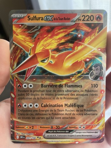 Carte pokémon sulfura de - pokémon,