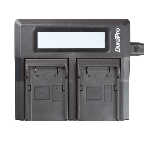 Lcd dual rapid battery charger - rapid,