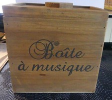 Boite range CD en bois