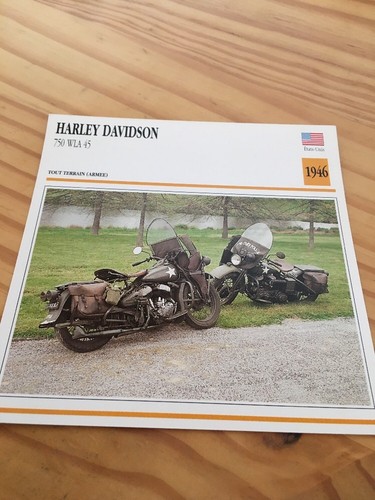 Harley davidson 750 wla - harley,