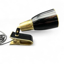 Elegante applique en laiton doré et peinture laquée noire style Italie stilonovo