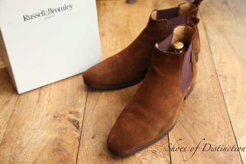 Bottes chelsea daim marron - chelsea,