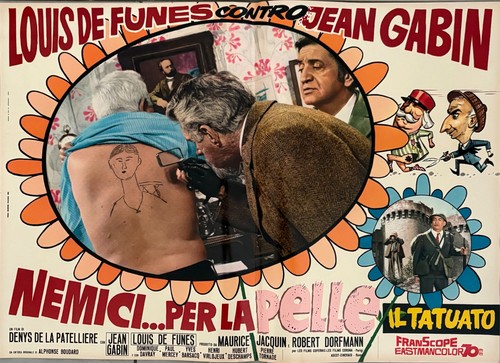 Tatoué louis funès - louis,
