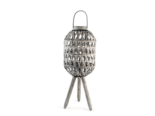 Lampe bois tressé avec - lampe, en