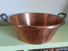 BASSINE A CONFITURE en cuivre diamètre 40 cm excellent état