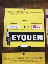 Disque stationnement Total Michelin Eyquem Klg Lot X 6