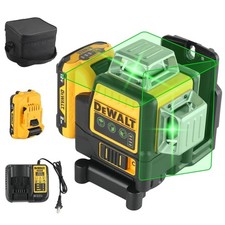 Dewalt-Laser Compteur Vert Ligne 3 Côtés 360 Degré Vertical 12 V Batterie