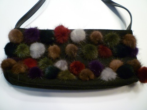 Braccialini firenze black wool - firenze,