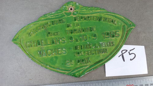Ancienne plaque concours - plaque,
