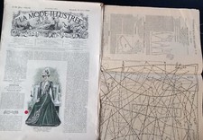 LA MODE ILLUSTREE 1899 N°29 AVEC  PATRONS  ROBES,CHEMISE,JUPONS, JAQUETTE....