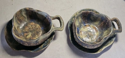 Deux tasses bolée cidre - deux,