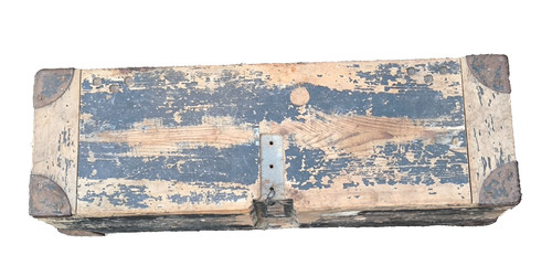 Caisse bois allemande feldgrau - bois,