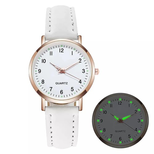 Montre chiffres blanc or - et,