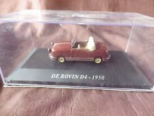 DE ROVIN D4 1950  -  1/43 SUPERBE NEUF EN BOITE / VOITURE CABRIOLET