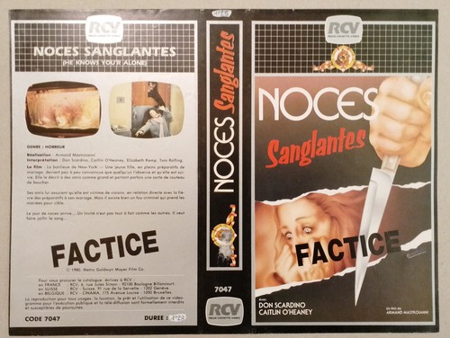 Jaquette vhs noces - vhs,