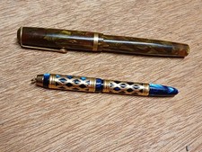 Superbe lot de 2 stylos plume de collection UNIC lady et TENOR Paris bakélite