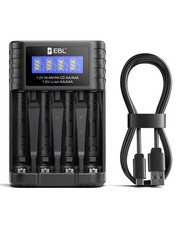 4 Slots Chargeur de Piles